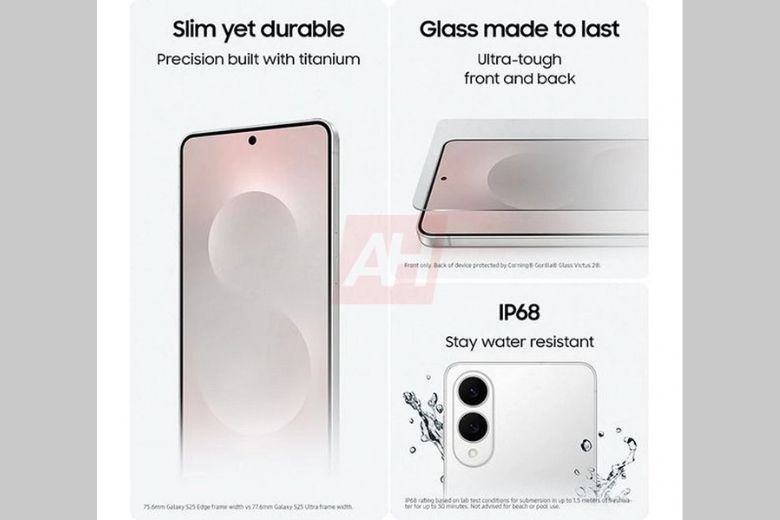 Galaxy S25 Edge: Những hình ảnh rò rỉ từ Samsung 6 samsung galaxy s25 edge 3