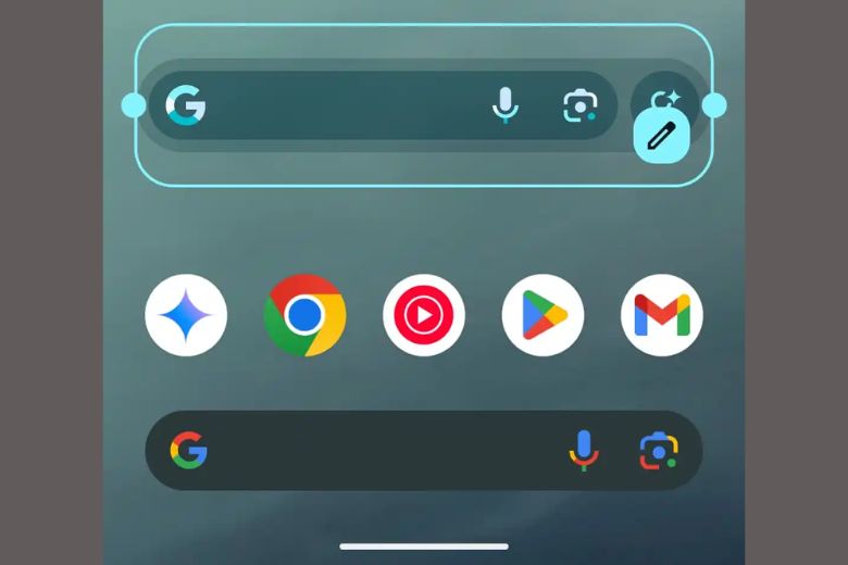 Google Thiết Kế Lại Widget Thanh Tìm Kiếm Trên Android 4 thanh tim kiem google android widget 2