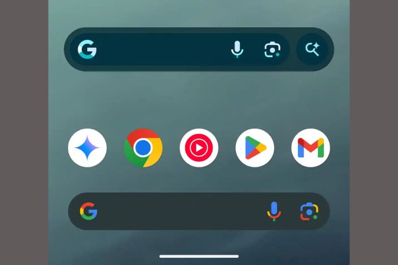 Google Thiết Kế Lại Widget Thanh Tìm Kiếm Trên Android 5 thanh tim kiem google android widget 3