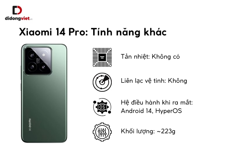 So sánh Xiaomi 15 Ultra và 14 Pro: 5 Bước Tiến Đột Phá Không Thể Bỏ Lỡ 23 Xiaomi 14 Pro mang đến sự ổn định, dễ dùng và trải nghiệm phần mềm mượt mà