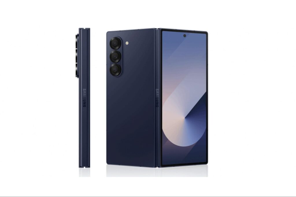Samsung Galaxy Z Fold 7 có bao nhiêu màu? Nên mua màu nào? 10 Màu Xanh navy (Navy) trang trọng và lịch lãm trên Galaxy Z Fold7.
