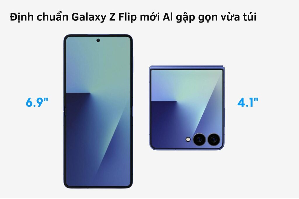 Cấu hình Samsung Galaxy Z Flip7 13 Màn hình của Galaxy Z Flip7