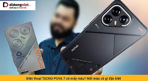 Điện thoại TECNO POVA 7 có mấy màu? Mỗi màu có gì đặc biệt