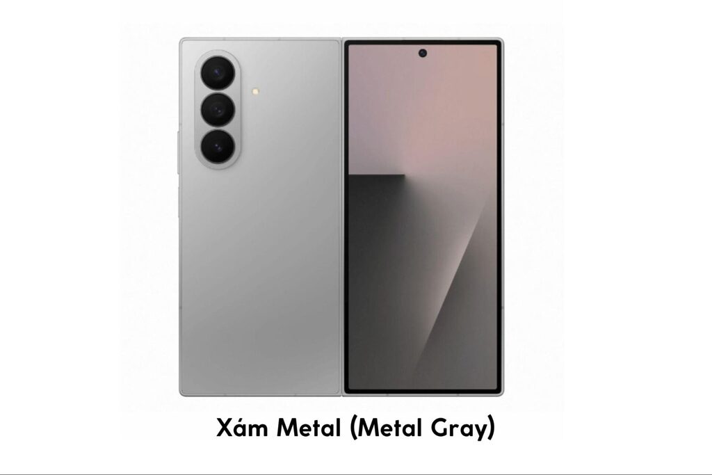 Samsung Galaxy Z Fold 7 có bao nhiêu màu? Nên mua màu nào? 7 Xám Metal của Galaxy Z Fold7