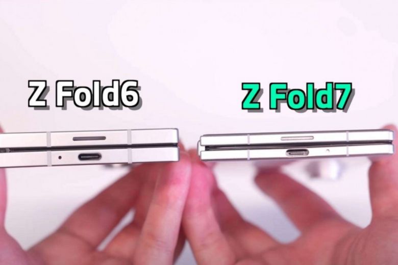 Galaxy Z Fold7 Lộ Mô Hình Dummy: Thiết Kế "Lột Xác" Hoàn Toàn Khi Đặt Cạnh Z Fold6 6 z fold7 dummy 2