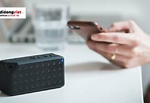 cách kết nối điện thoại với loa mini