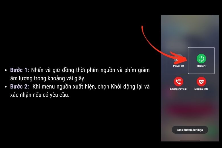 Hướng Dẫn Cách Khởi Động Lại Galaxy Z Fold7: Đơn Giản và Hiệu Quả 4 Cách khởi động lại Galaxy Z Fold7 bằng tổ hợp phím vật lý