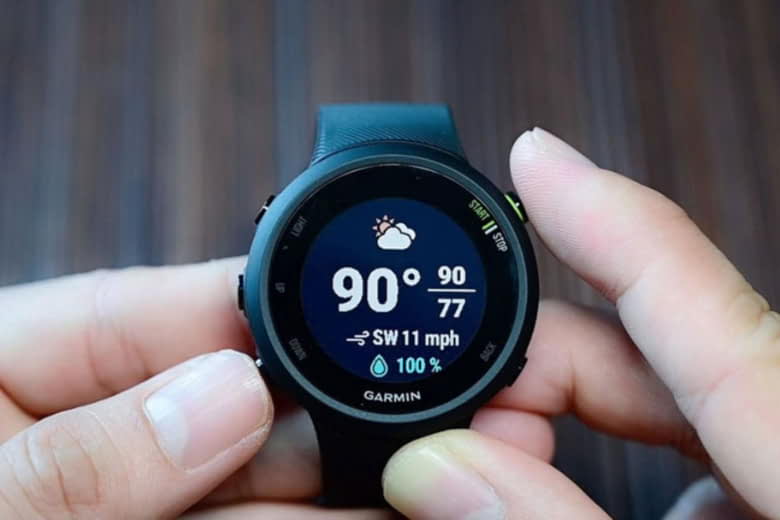 cách reset đồng hồ Garmin