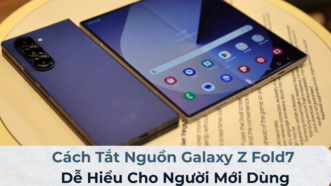 Cách Tắt Nguồn Galaxy Z Fold7 Dễ Hiểu Cho Người Mới Dùng