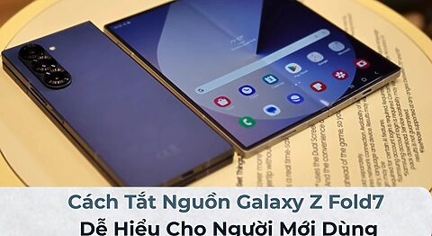 Cách Tắt Nguồn Galaxy Z Fold7 Dễ Hiểu Cho Người Mới Dùng Cách Tắt Nguồn Galaxy Z Fold7 Dễ Hiểu Cho Người Mới Dùng