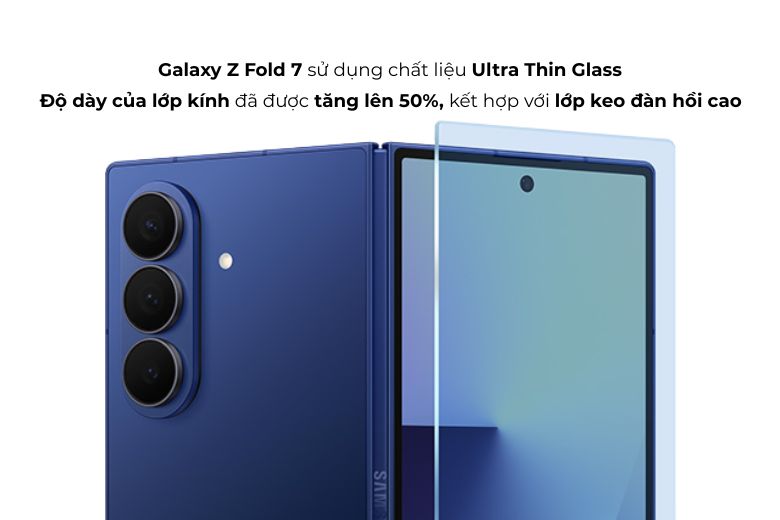 Samsung Galaxy Z Fold 7 'Sống Khỏe' Sau Khi Gập Mở 500.000 Lần 4 Cải Tiến Trong Thiết Kế Màn Hình Galaxy Z Fold 7