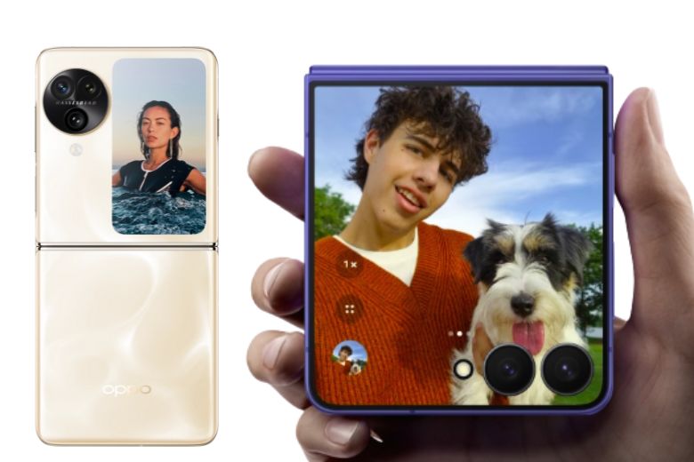 Camera của Z Flip7 và Find N3 Flip