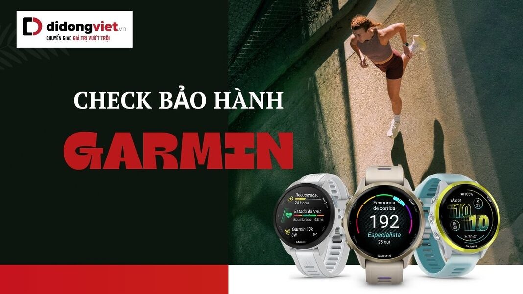 check bảo hành garmin