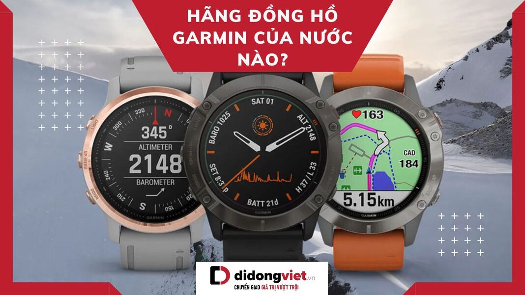 đồng hồ garmin của nước nào