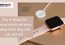 Đồng hồ thông minh nữ màu hồng