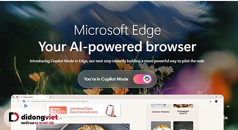 Copilot Mode mới trên trình duyệt Edge – Lột xác trải nghiệm web toàn diện
