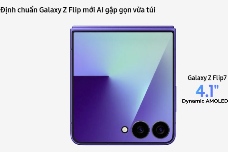 Các nâng cấp mới trên Galaxy Z Flip7: Bước tiến vượt bậc trong thiết kế điện thoại gập 12 FlexWindow trên Galaxy Z Flip7