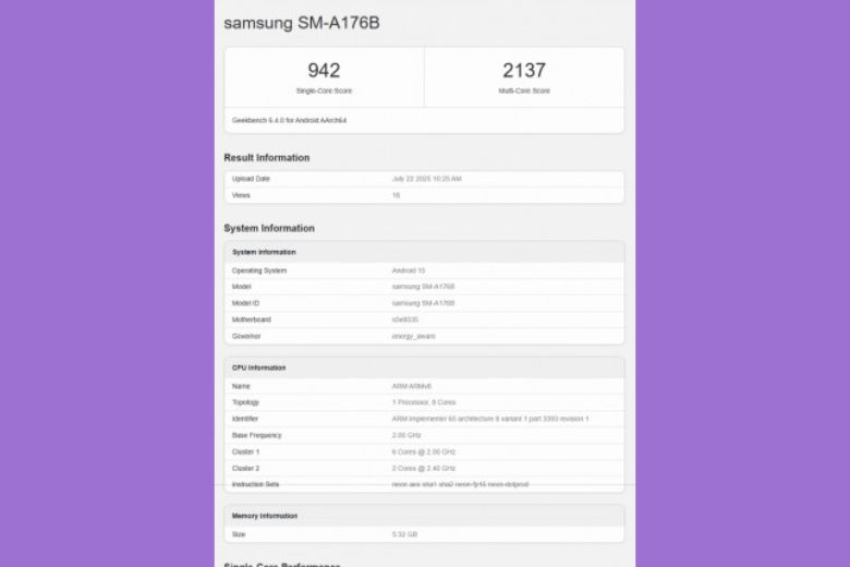 Galaxy A17 5G Lộ Diện: Khi Samsung Chọn "Bình Mới Rượu Cũ" Cho Phân Khúc Phổ Thông 4 galaxy a17 5g 2