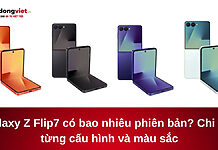 Galaxy Z Flip7 có bao nhiêu phiên bản? Chi tiết từng cấu hình và màu sắc