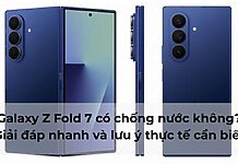 Galaxy Z Fold 7 có chống nước không? Giải đáp nhanh và lưu ý thực tế cần biết