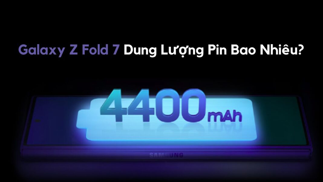 Galaxy Z Fold7 Dung Lượng Pin Bao Nhiêu: Khám Phá Chi Tiết Công Nghệ Pin Trên Flagship Gập Mới Nhất
