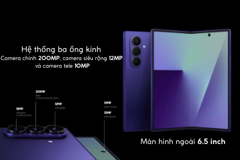 Hệ thống ống kính Samsung Z Fold7