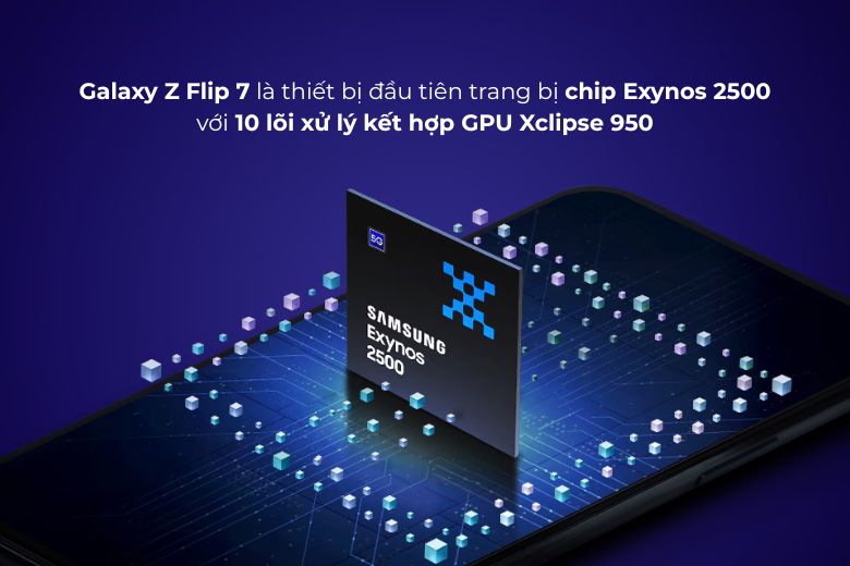 8 Lý Do Thuyết Phục Nên Chọn Samsung Galaxy Z Flip7 Năm 2025 10 Hiệu Năng Mạnh Mẽ Với Chip Exynos 2500 của Galaxy Z Flip7