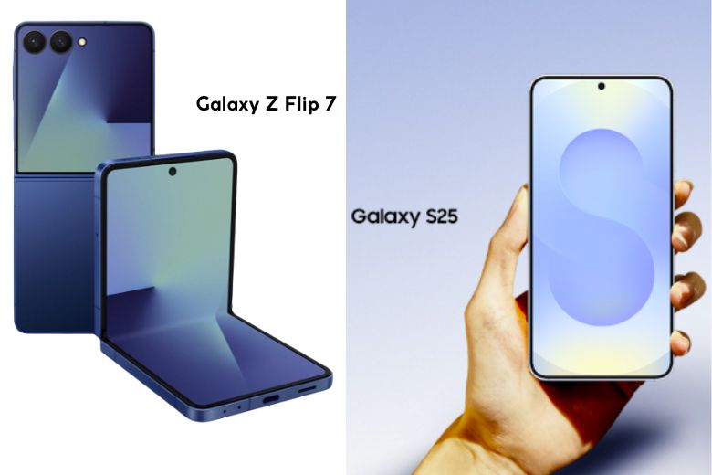 FlexWindow vs Super AMOLED truyền thống của Galaxy Z Flip7 và Galaxy S25