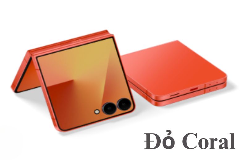 Galaxy Z Flip7 có bao nhiêu phiên bản? Chi tiết từng cấu hình và màu sắc 8 Samsung Galaxy Z Flip7 Đỏ Coral