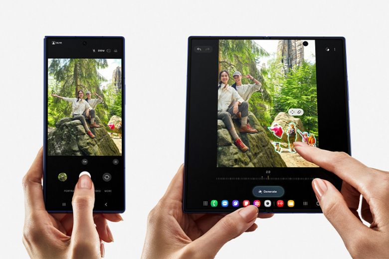 Samsung Galaxy Z Fold7 và Z Flip7 ra mắt tại Di Động Việt: Đỉnh cao công nghệ gập! 14 Chụp ảnh với Samsung Galaxy Z Fold7 và Z Flip7