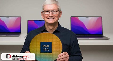 Cú Bắt Tay Lịch Sử? Apple và Intel Có Thể Hợp Tác Sản Xuất Chip M-series Trên Tiến Trình 14A