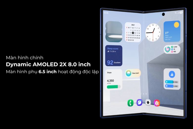Samsung Galaxy Z Fold7: Lý do thuyết phục cho quyết định mua sắm thông minh 9 Màn hình chính Dynamic AMOLED 2X 8.0 inch của Galaxy Z Fold7