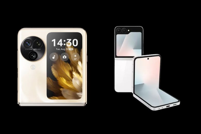 Màn hình của Z Flip7 và Find N3 Flip
