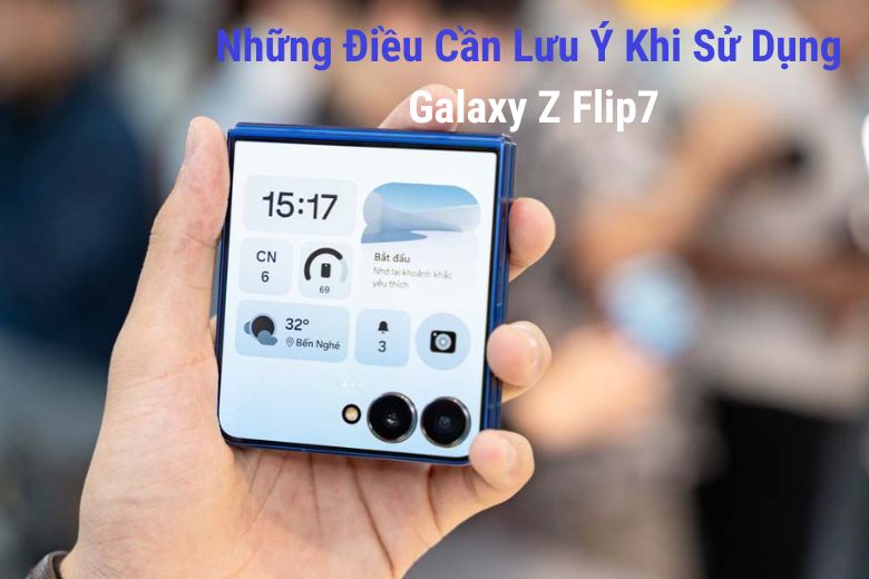 Galaxy Z Flip7 Có Chống Nước Không? Tìm Hiểu Các Tính Năng Đáng Chú Ý Của Dòng Smartphone Đặc Biệt Này 8 Những Điều Cần Lưu Ý Khi Sử Dụng Galaxy Z Flip7