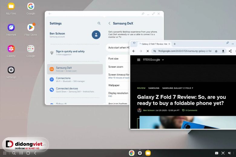 Samsung DeX Thay Giao Diện Mới: Trải Nghiệm Desktop Trên Nền Tảng Android 16 Có Gì Khác Biệt? 4 samsung dex android 16 2