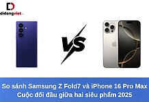 So sánh Samsung Z Fold7 và iPhone 16 Pro Max: Cuộc đối đầu giữa hai siêu phẩm 2025