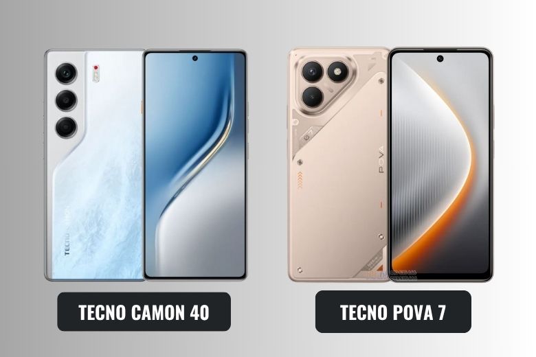 So sánh điện thoại TECNO Camon 40 và TECNO POVA 7 phù hợp cho ai? 8 So sánh TECNO Camon 40 và TECNO POVA 7