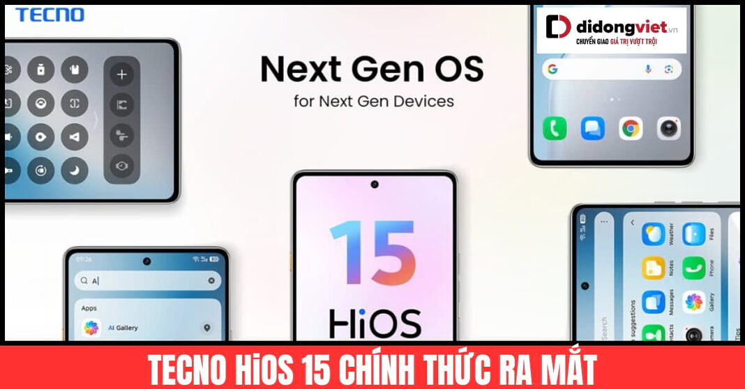 TECNO ra mắt HiOS 15
