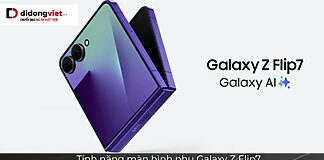Tính năng màn hình phụ Galaxy Z Flip7