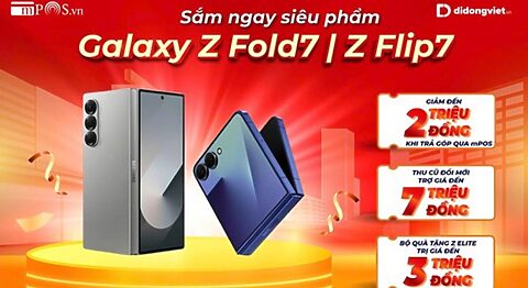 Giảm Đến 2 Triệu Khi Sắm Galaxy Z Fold7 – Z Flip7 Cùng mPOS