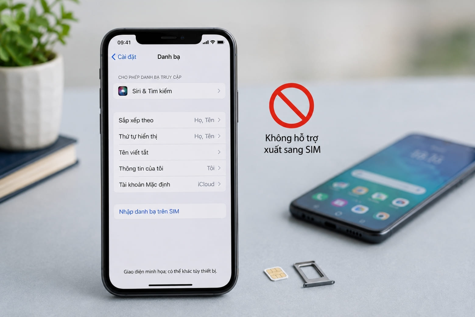 Sao chép danh bạ từ máy sang SIM iPhone: Cách đúng, dễ làm 14 Hiểu rõ vì sao iPhone không hỗ trợ chép danh bạ trực tiếp sang SIM
