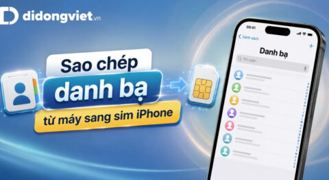 cách chuyển danh bạ từ iPhone sang SIM