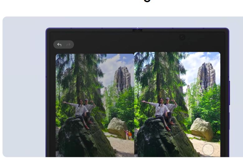 Du Lịch Thông Minh, Trải Nghiệm Gọn Nhẹ Cùng Galaxy Z Fold7 8 Chỉnh sửa và nâng tầm những bức ảnh và video du lịch cùng Galaxy Z Fold7