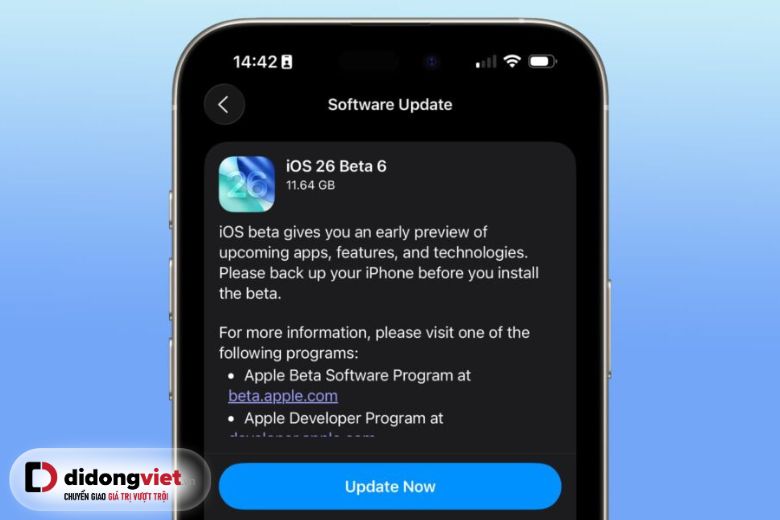 ios 26 beta 6 6