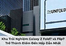 Khu Trải Nghiệm Galaxy Z Fold7 và Flip7 Trở Thành Điểm Đến Hấp Dẫn Nhất