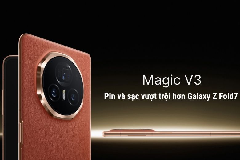 Pin và sạc: Honor Magic V3 vượt trội
