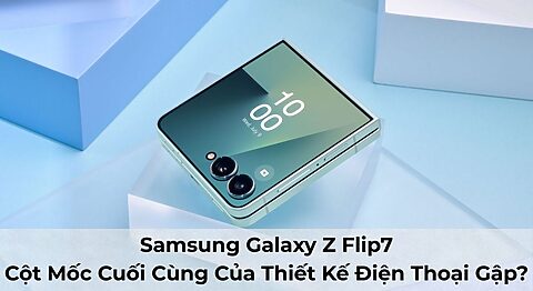 Samsung Galaxy Z Flip7: Cột Mốc Cuối Cùng Của Thiết Kế Điện Thoại Gập? Samsung Galaxy Z Flip7: Cột Mốc Cuối Cùng Của Thiết Kế Điện Thoại Gập?