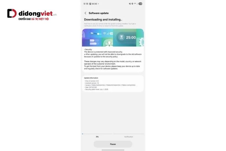 Galaxy Z Fold 7 và Z Flip 7 nhận bản cập nhật phần mềm đầu tiên: Có gì mới ngoài vá lỗi bảo mật? 5 samsung z fold7 z flip7 cap nhat dau tien 3