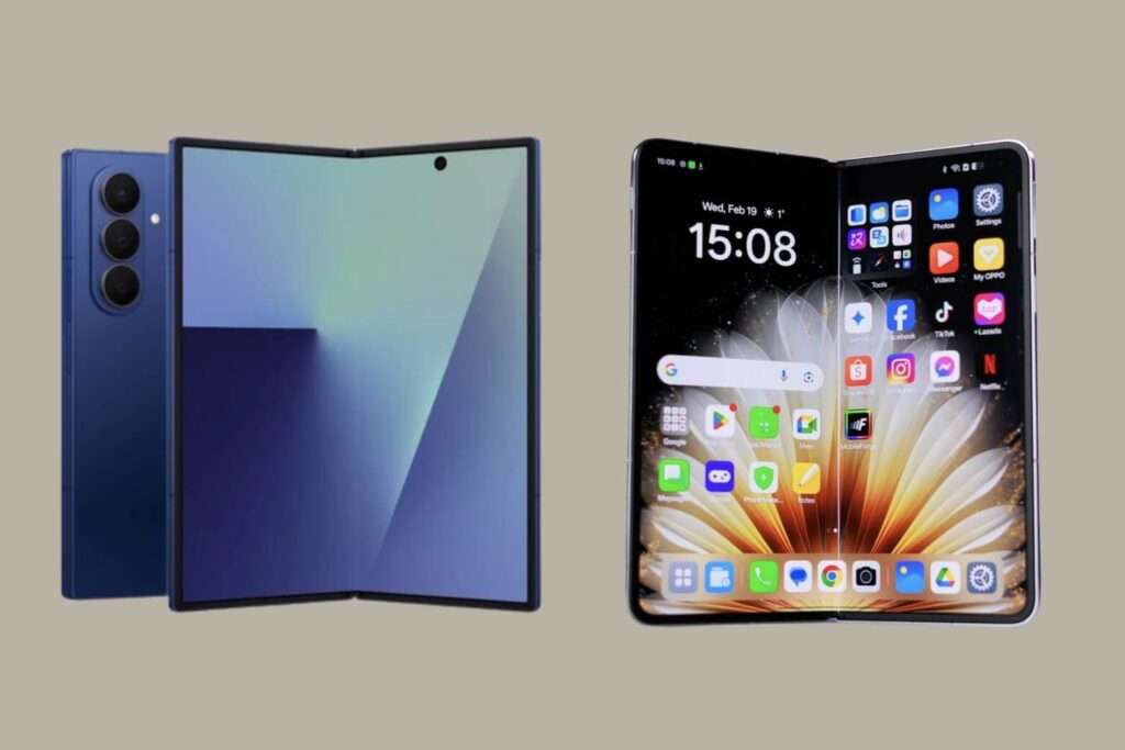 So sánh Samsung Galaxy Z Fold7 vs OPPO Find N5: Lựa chọn nào phù hợp cho bạn? 10 Màn hình của Galaxy Z Fold7 và OPPO Find N5