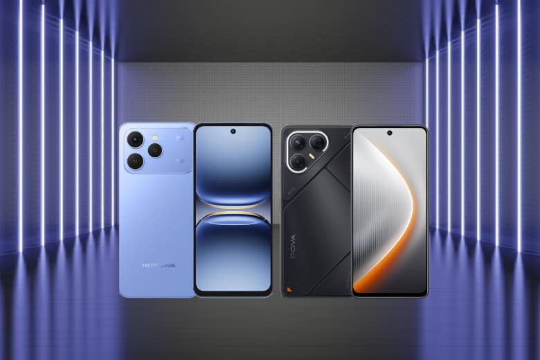 so sanh tecno spark 40 va tecno pova 7
